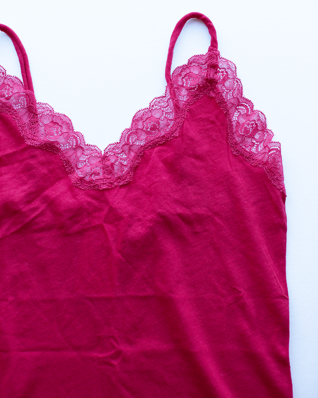 Org Cttn w/ Lace Cami