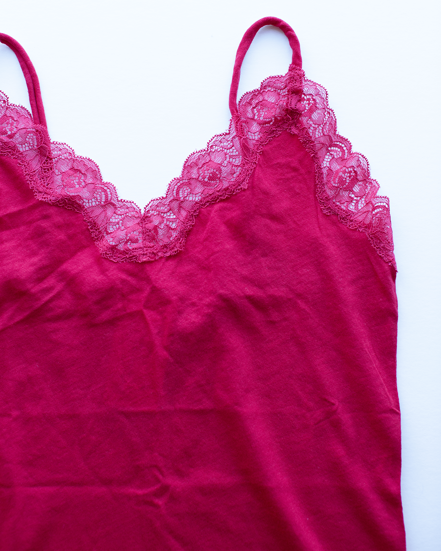 Org Cttn w/ Lace Cami