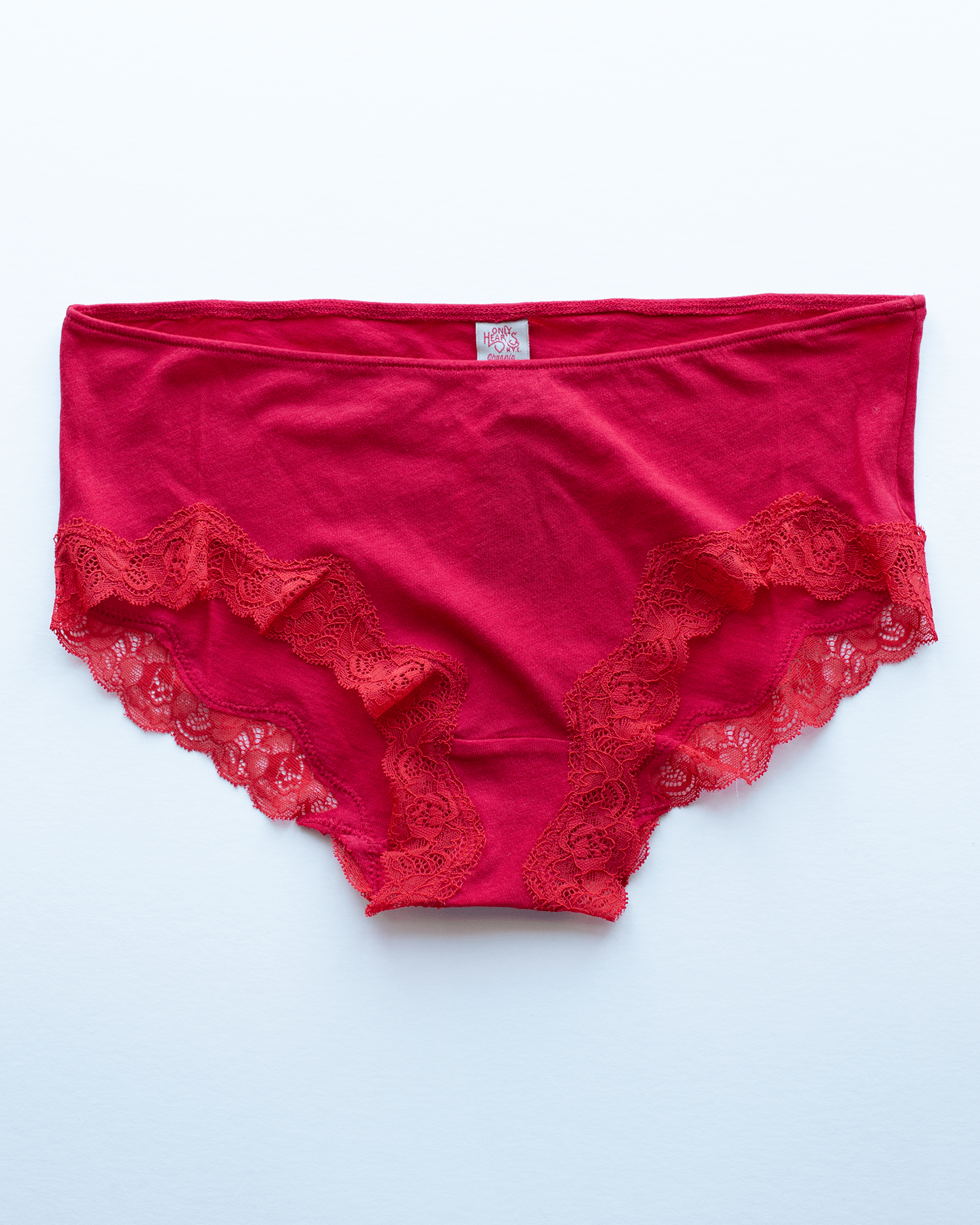 Org Cttn w/ Lace Hipster in Tango