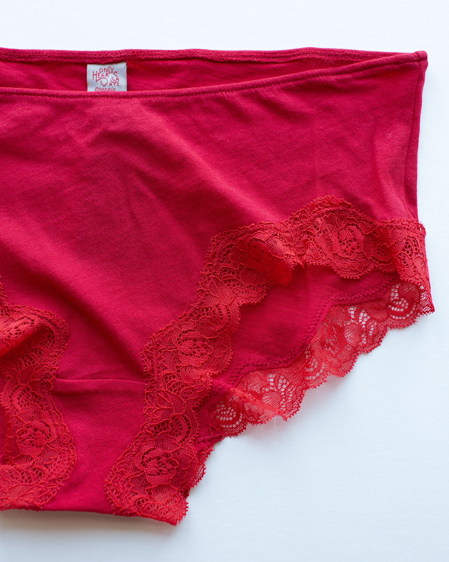 Org Cttn w/ Lace Hipster in Tango