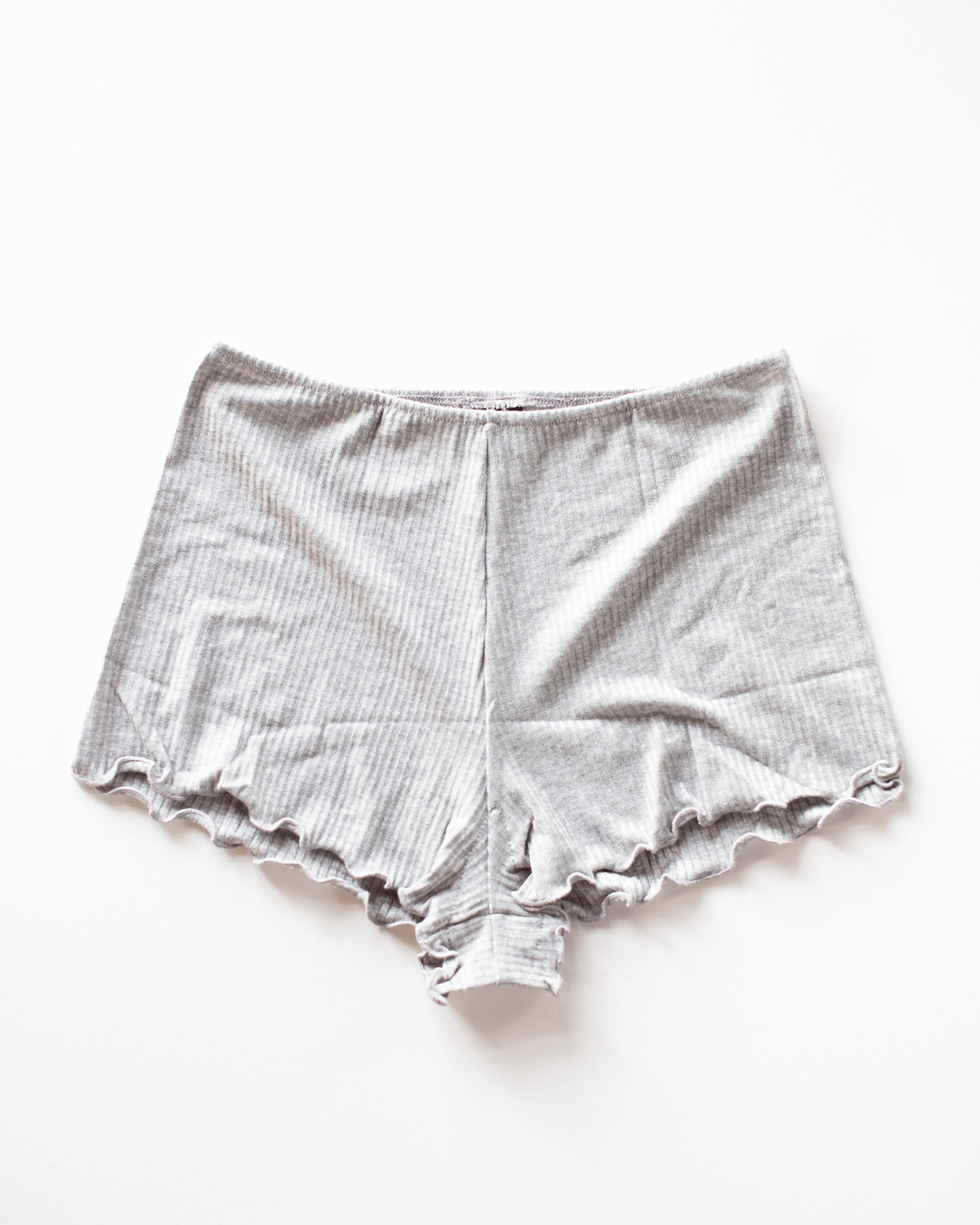 Pinch Front Cami & Pamela Short Set in Heather Grey