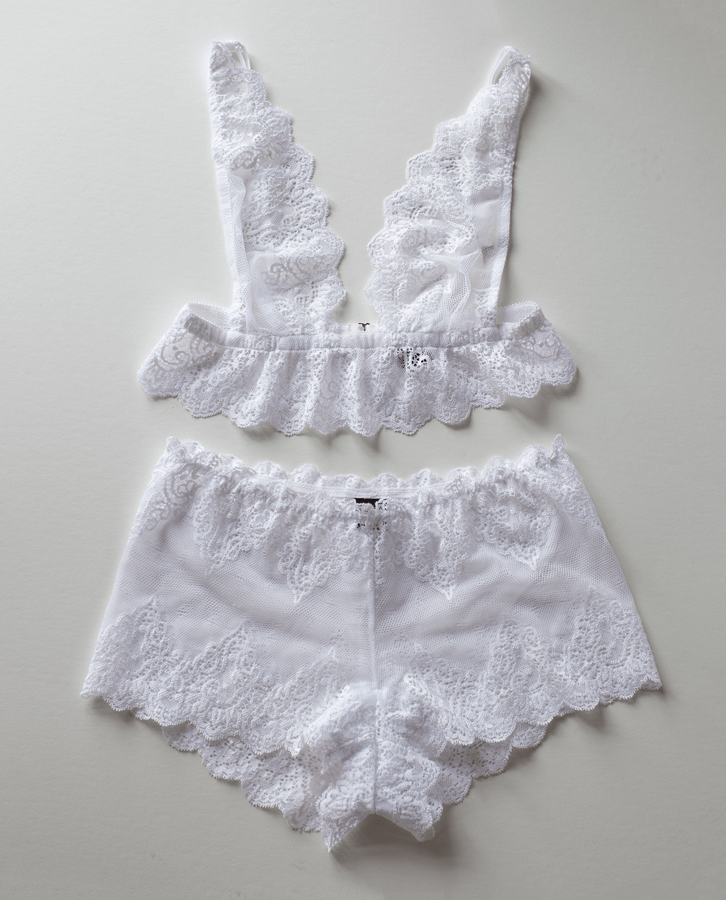 SFL Fairy Bralette & Hipster Set in White