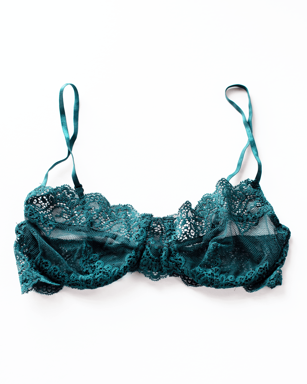 Underwire Bra & Brazilian Bikini Set in Juniper