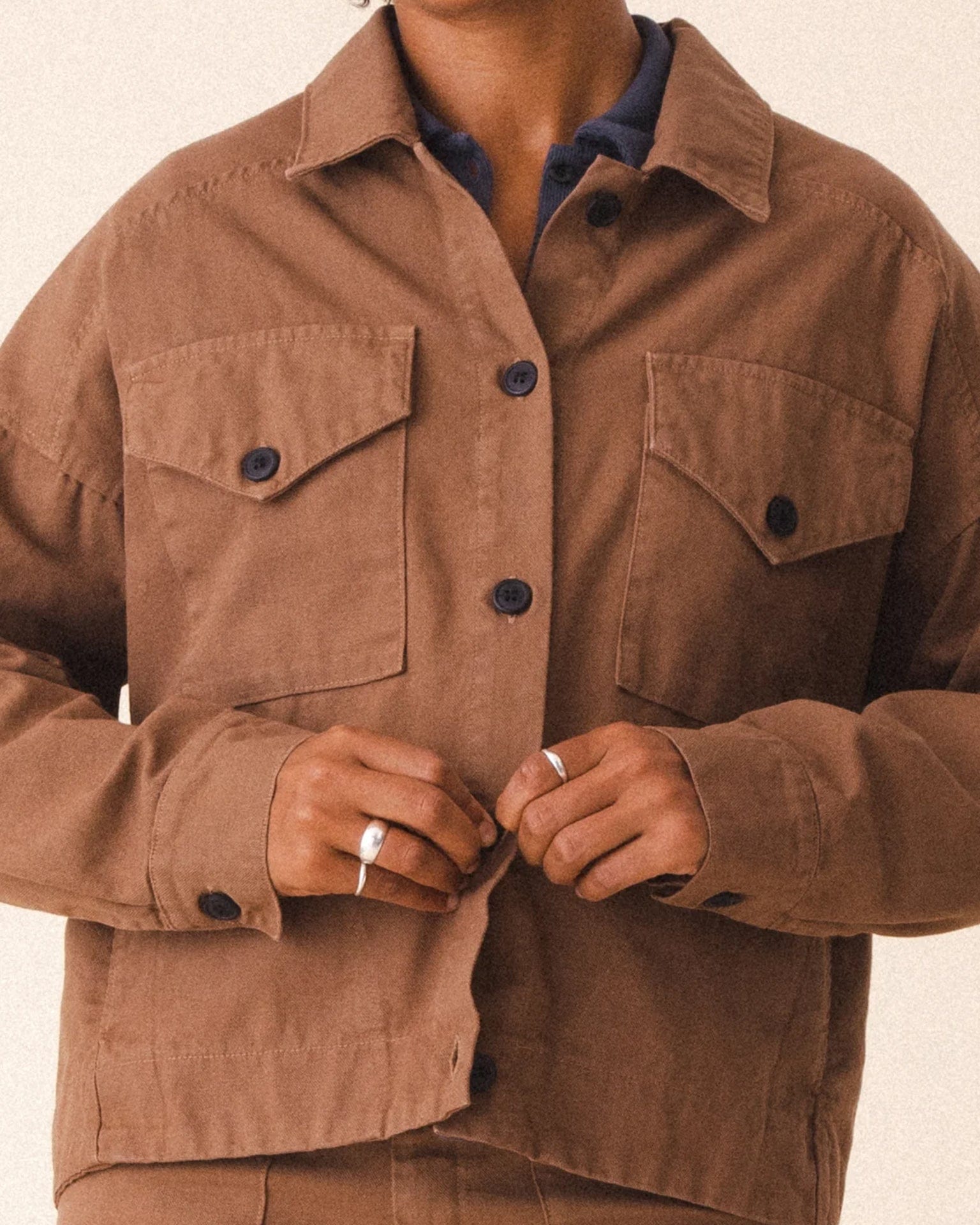 Canvas Utility Jacket in Carpenter
