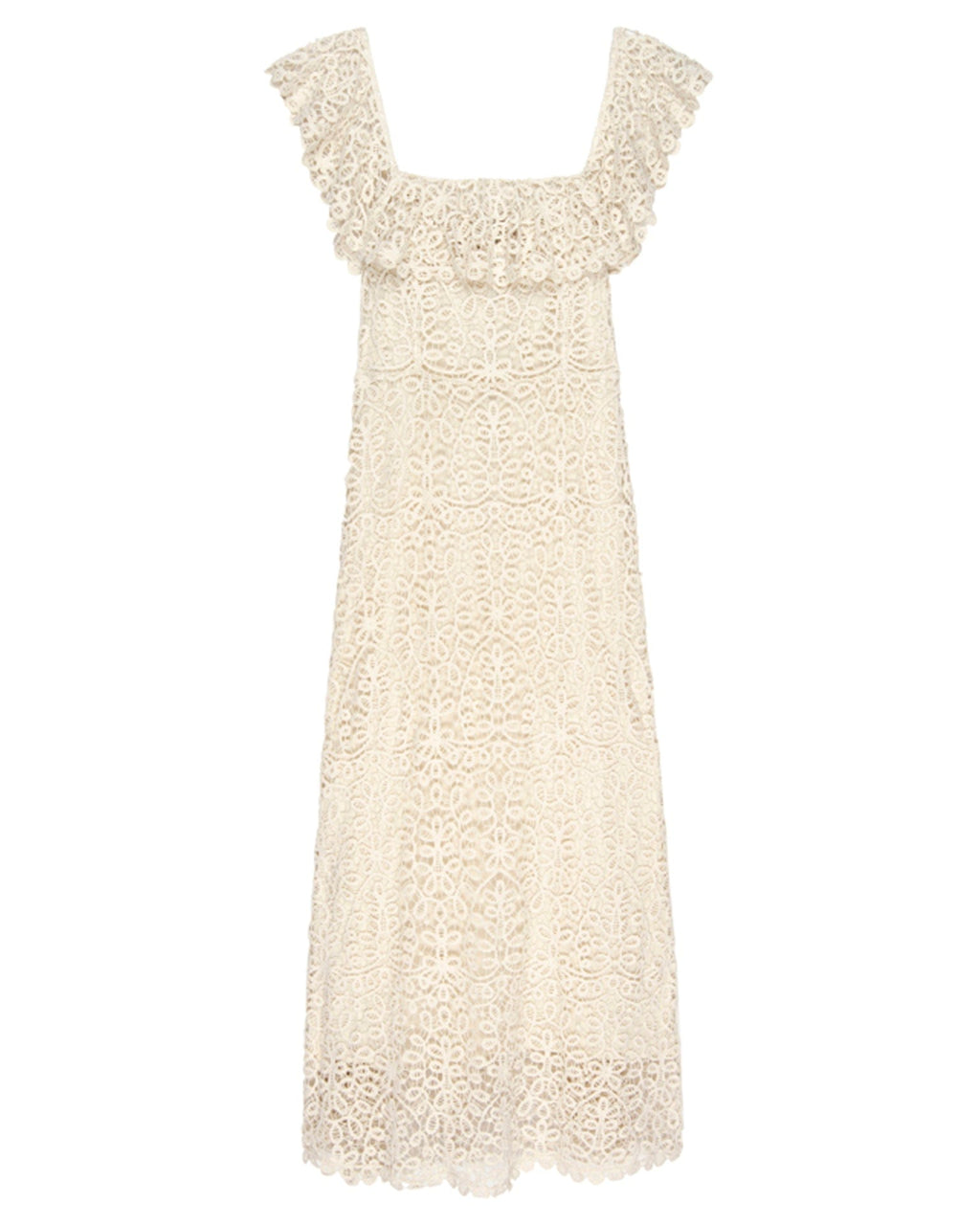 The Balcony Dress in Cream