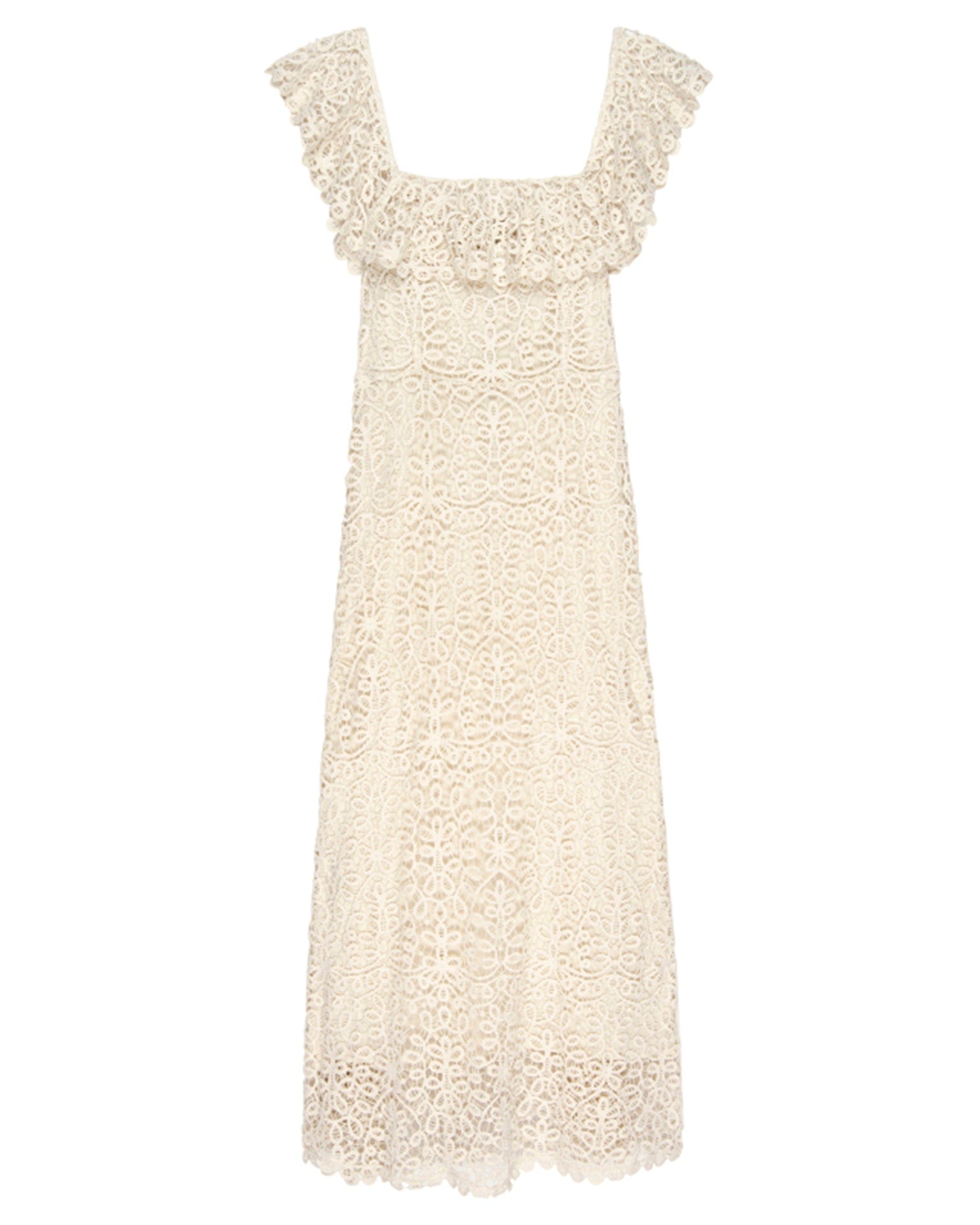 The Balcony Dress in Cream