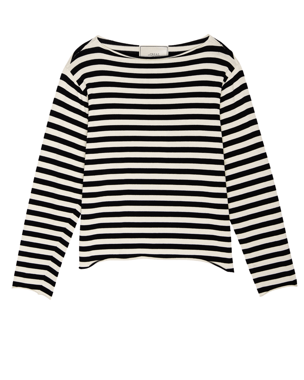The Sailor Sweater in Black Stripe