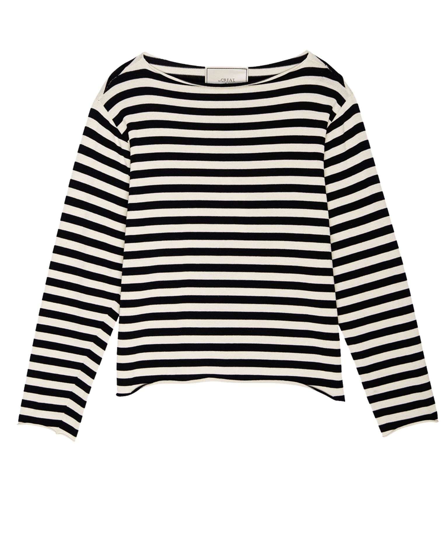 The Sailor Sweater in Black Stripe