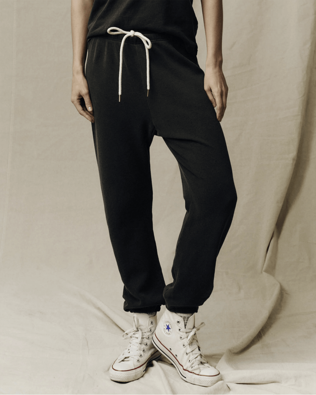 The Stadium Sweatpant in Washed Black