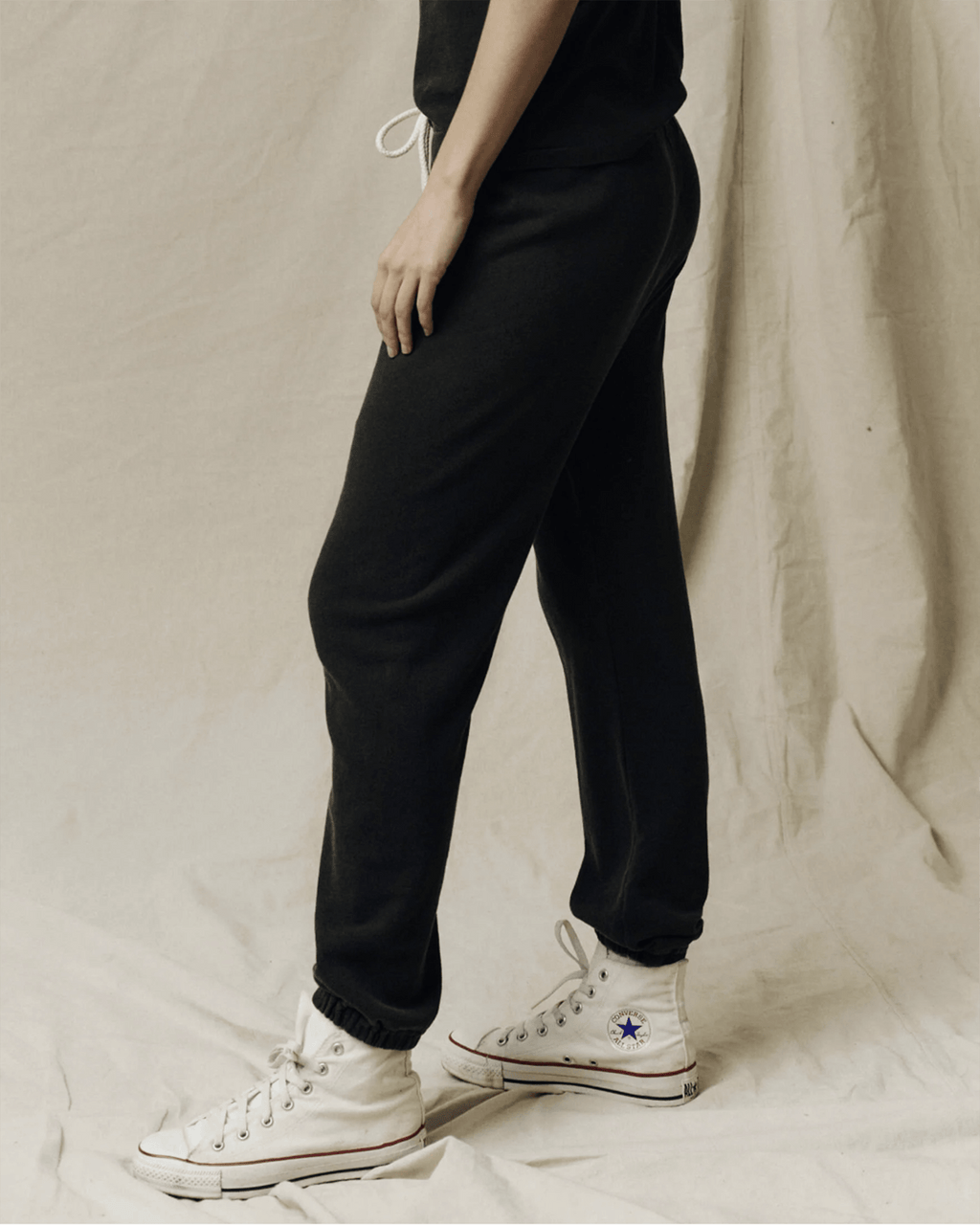 The Stadium Sweatpant in Washed Black