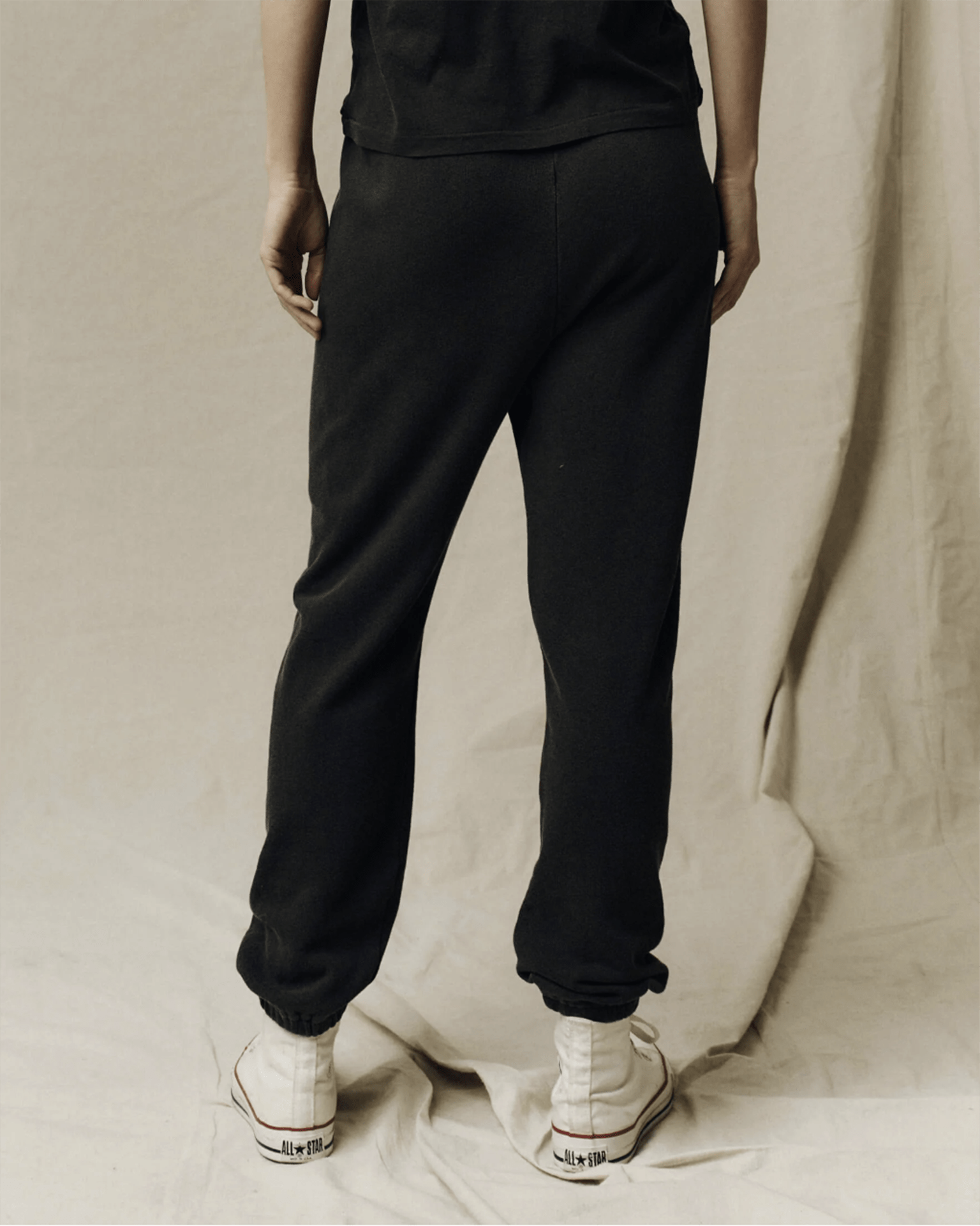 The Stadium Sweatpant in Washed Black