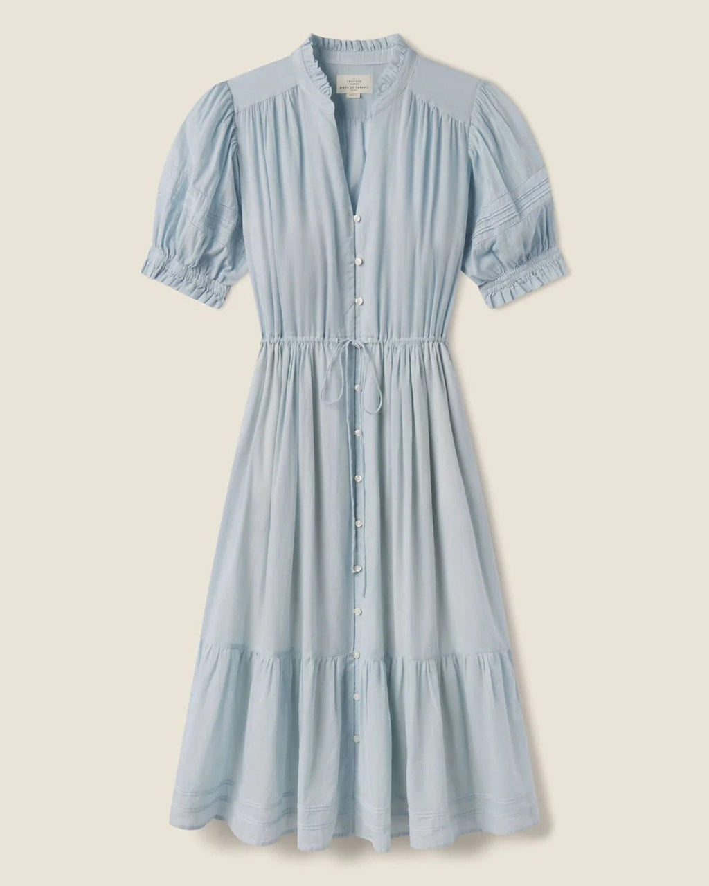 Berenice Dress in Cloud Houndstooth