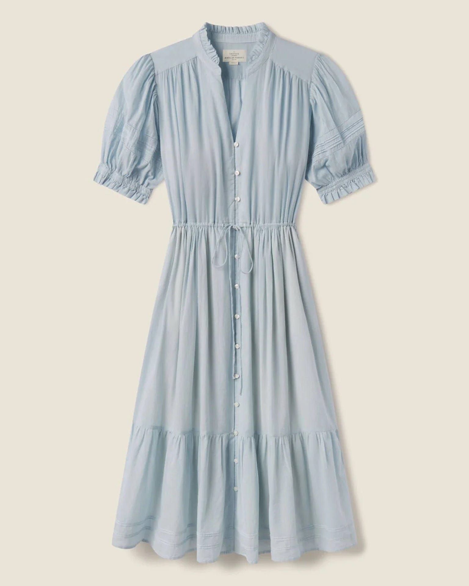 Berenice Dress in Cloud Houndstooth