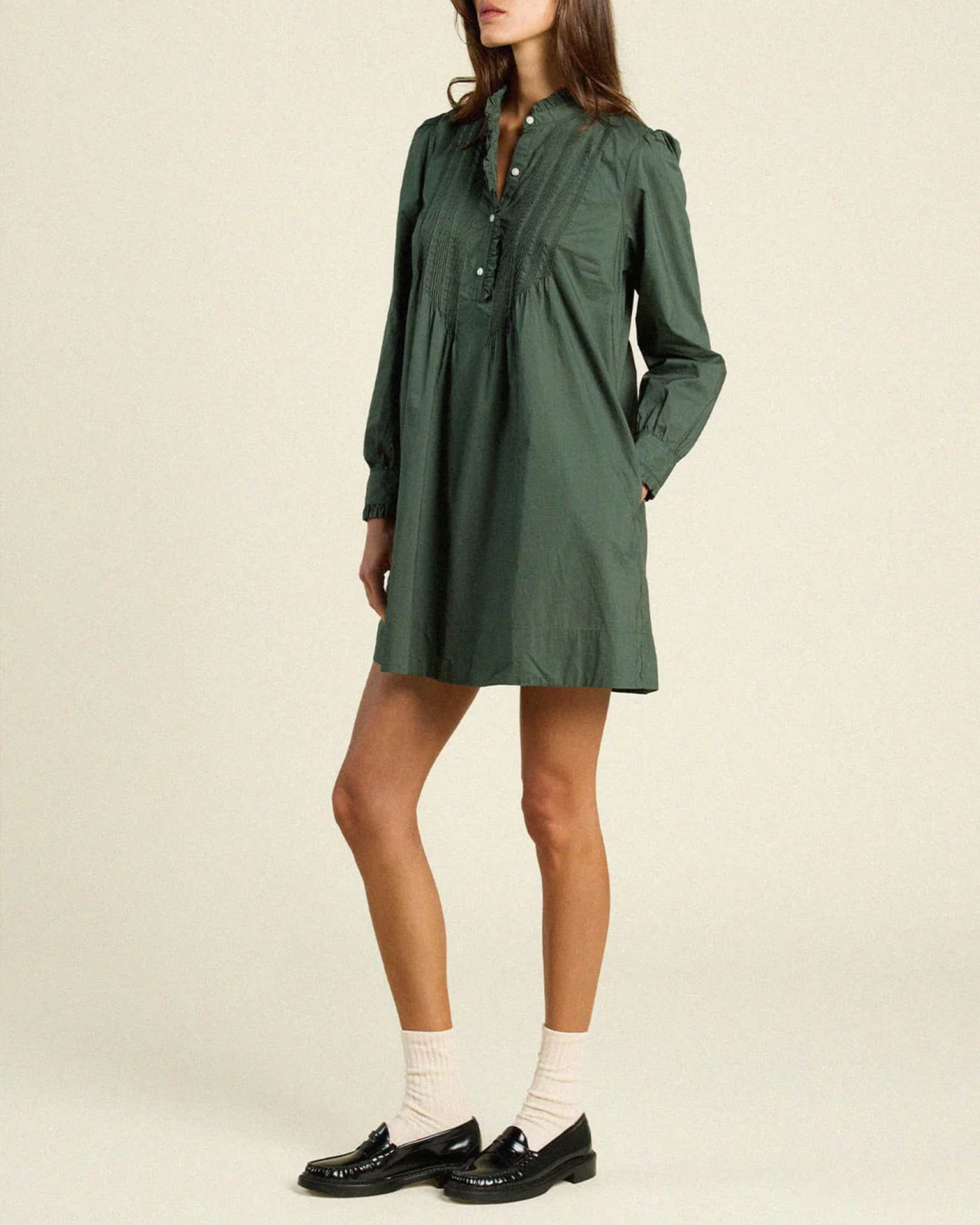 Eve Shift Dress in Thyme