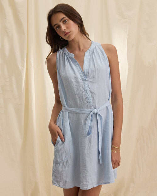 Adriana Sleeveless Dress in Billow