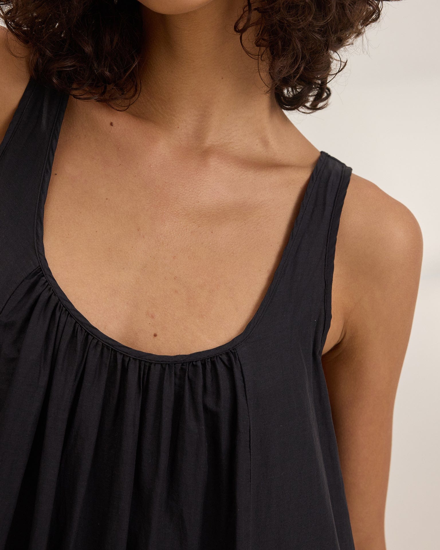 Bayou Tank Maxi Dress in Black