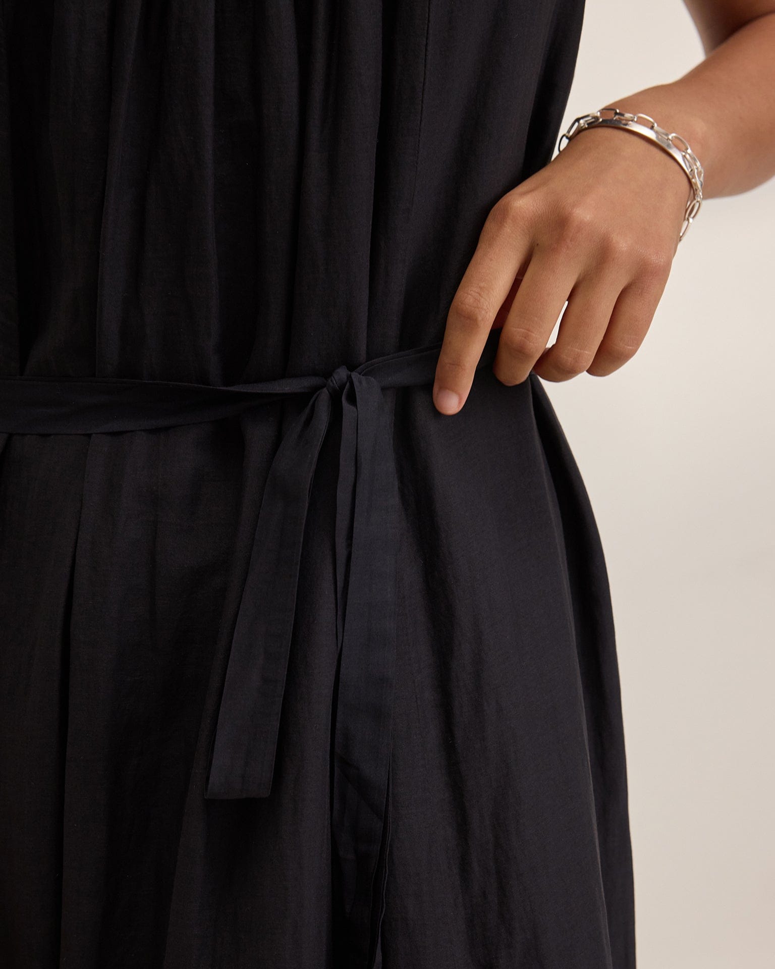 Bayou Tank Maxi Dress in Black