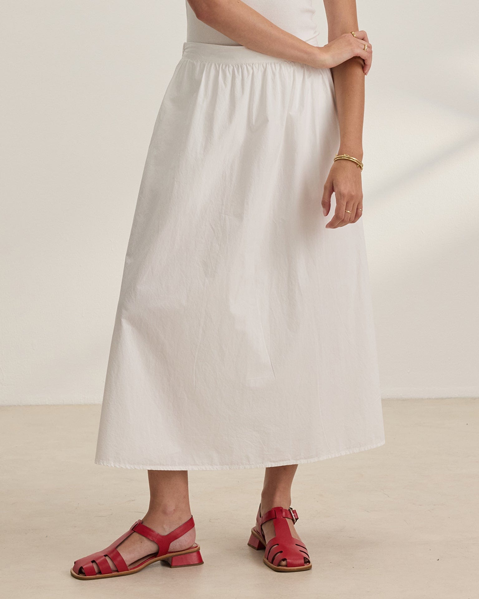 Bella Skirt in White