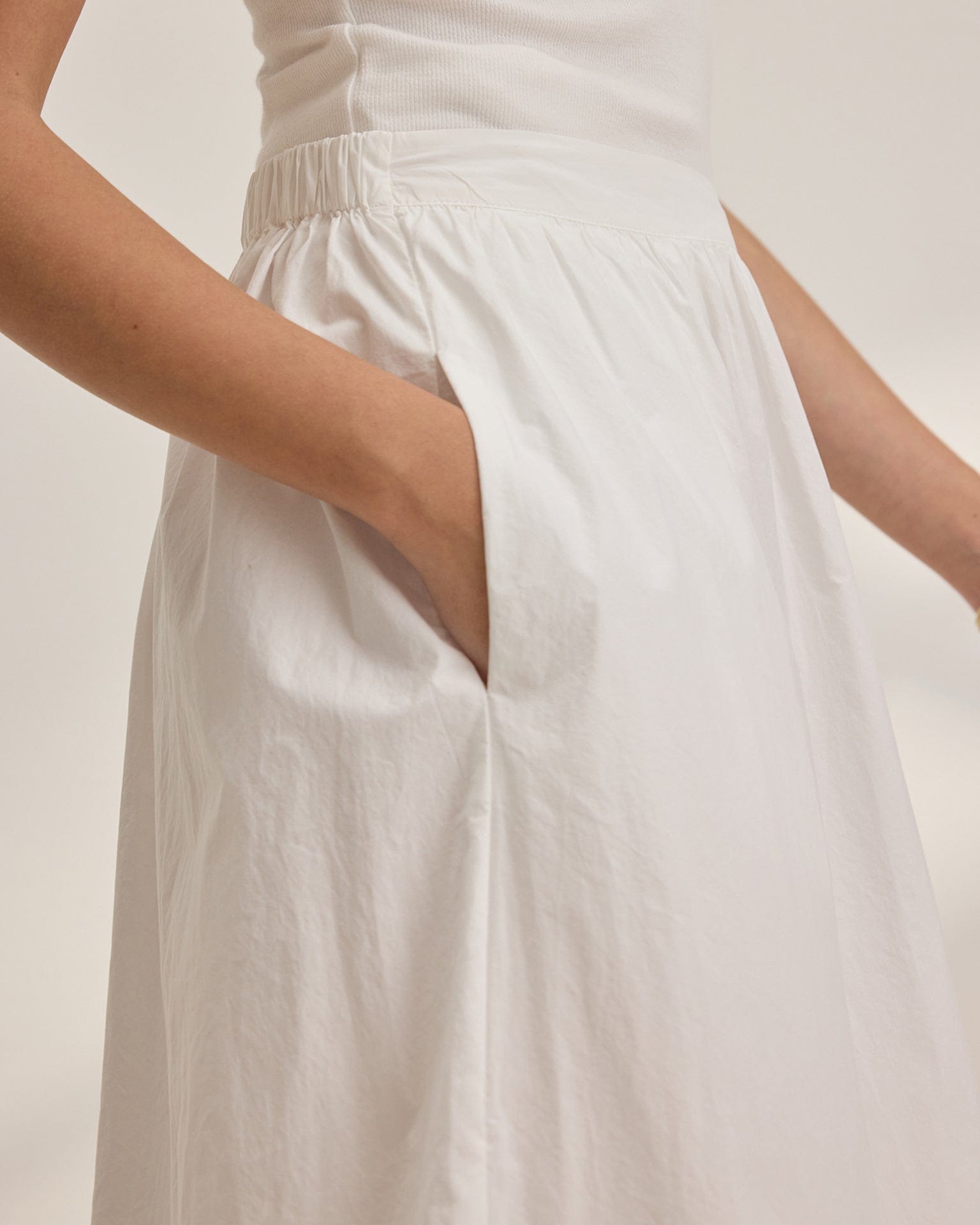 Bella Skirt in White