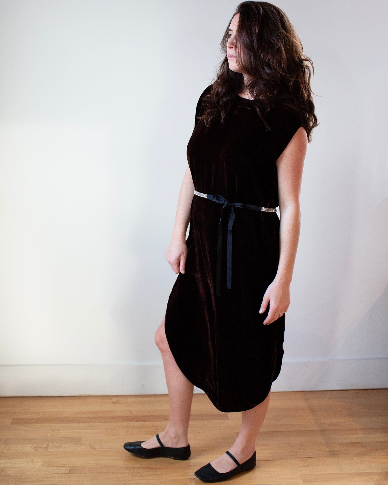 Harper S/S Dress in Burlwood