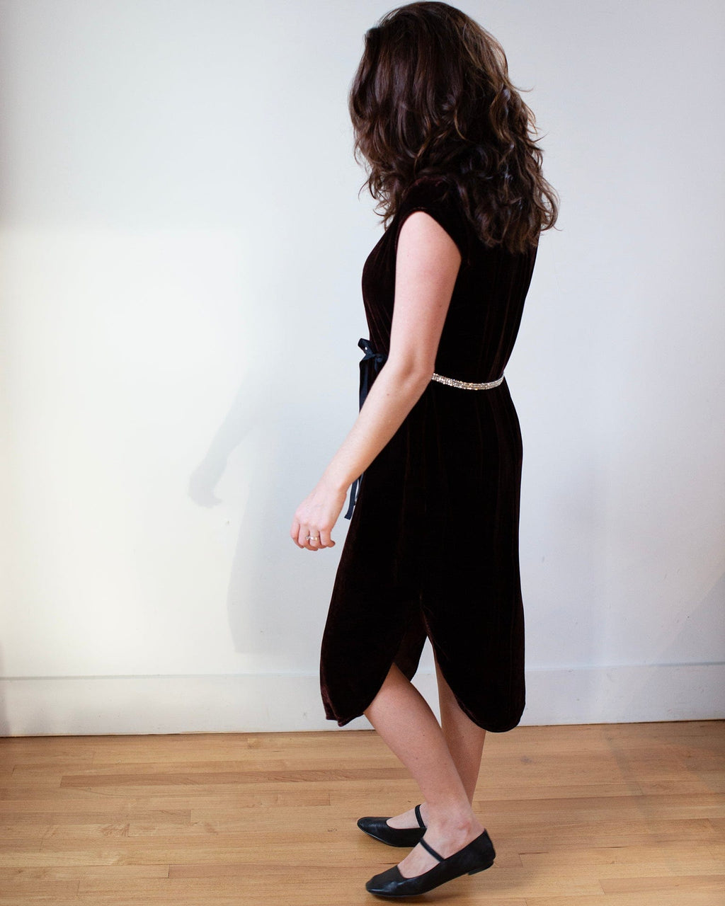 Harper S/S Dress in Burlwood