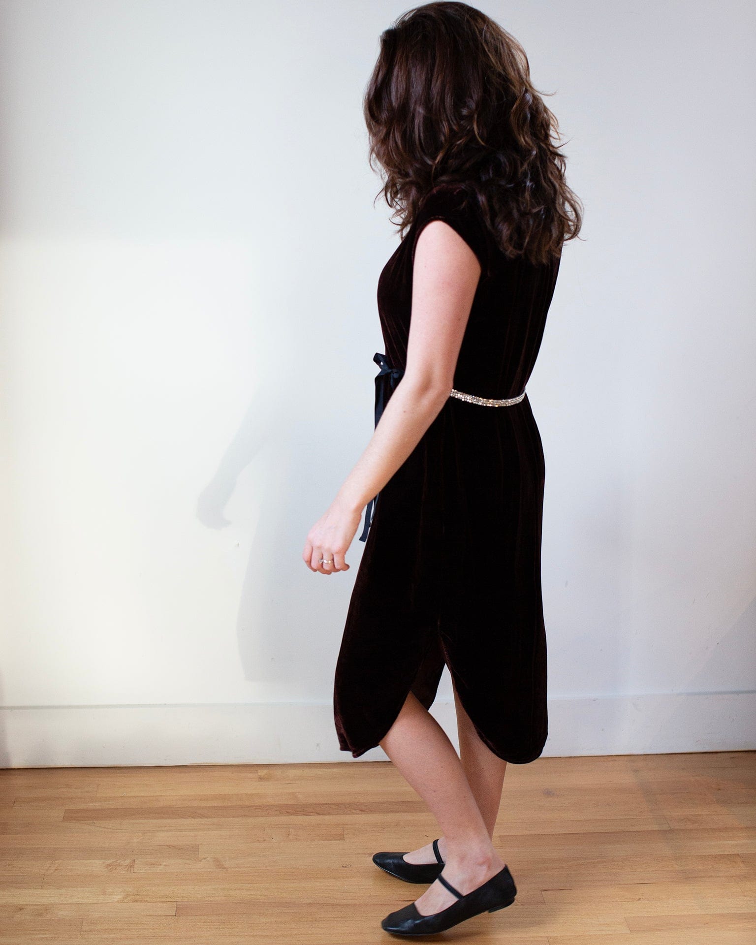 Harper S/S Dress in Burlwood