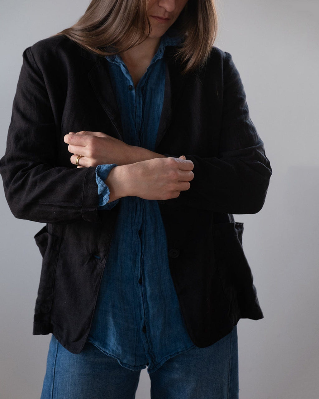 Iman L/S Blazer in Black