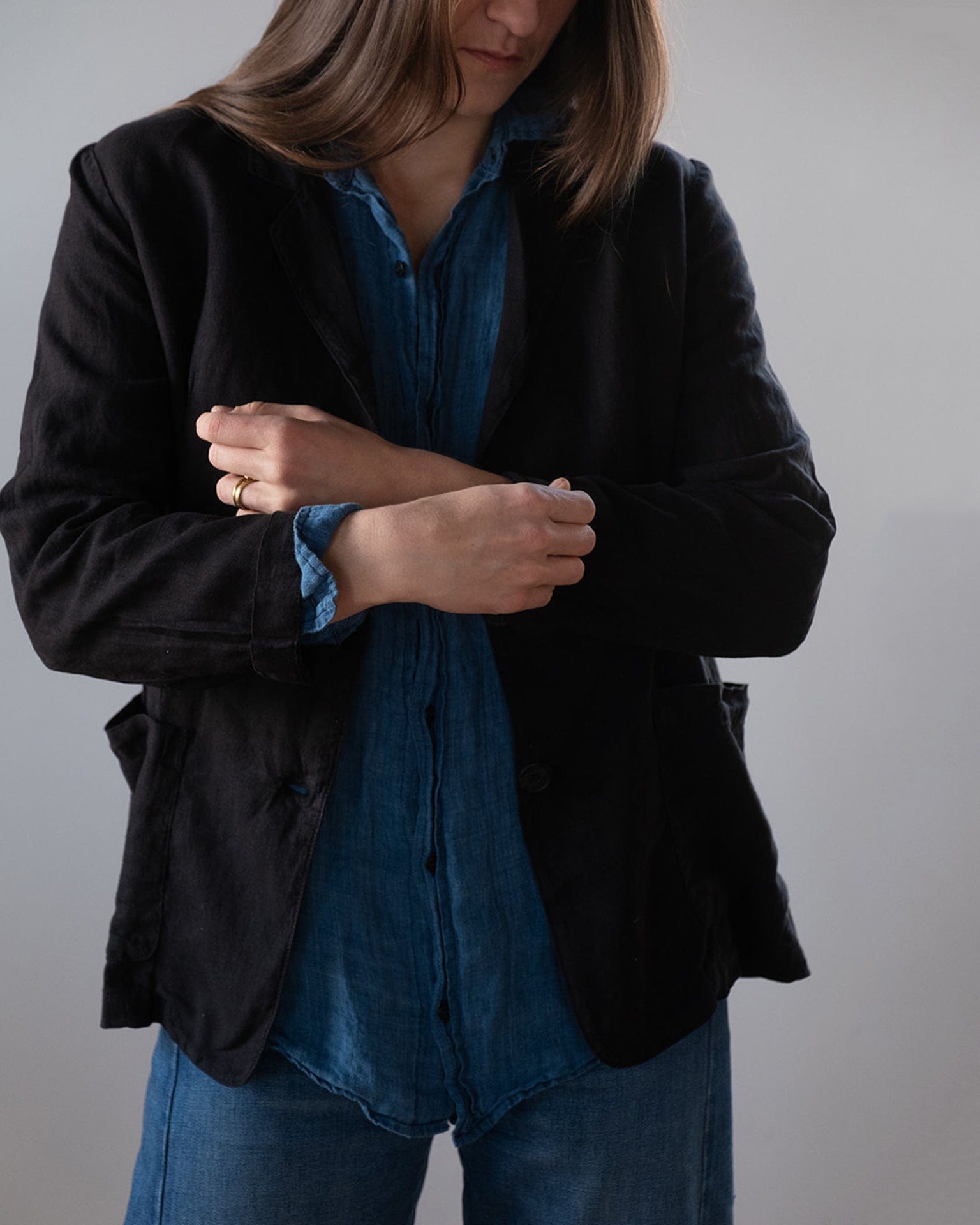Iman L/S Blazer in Black
