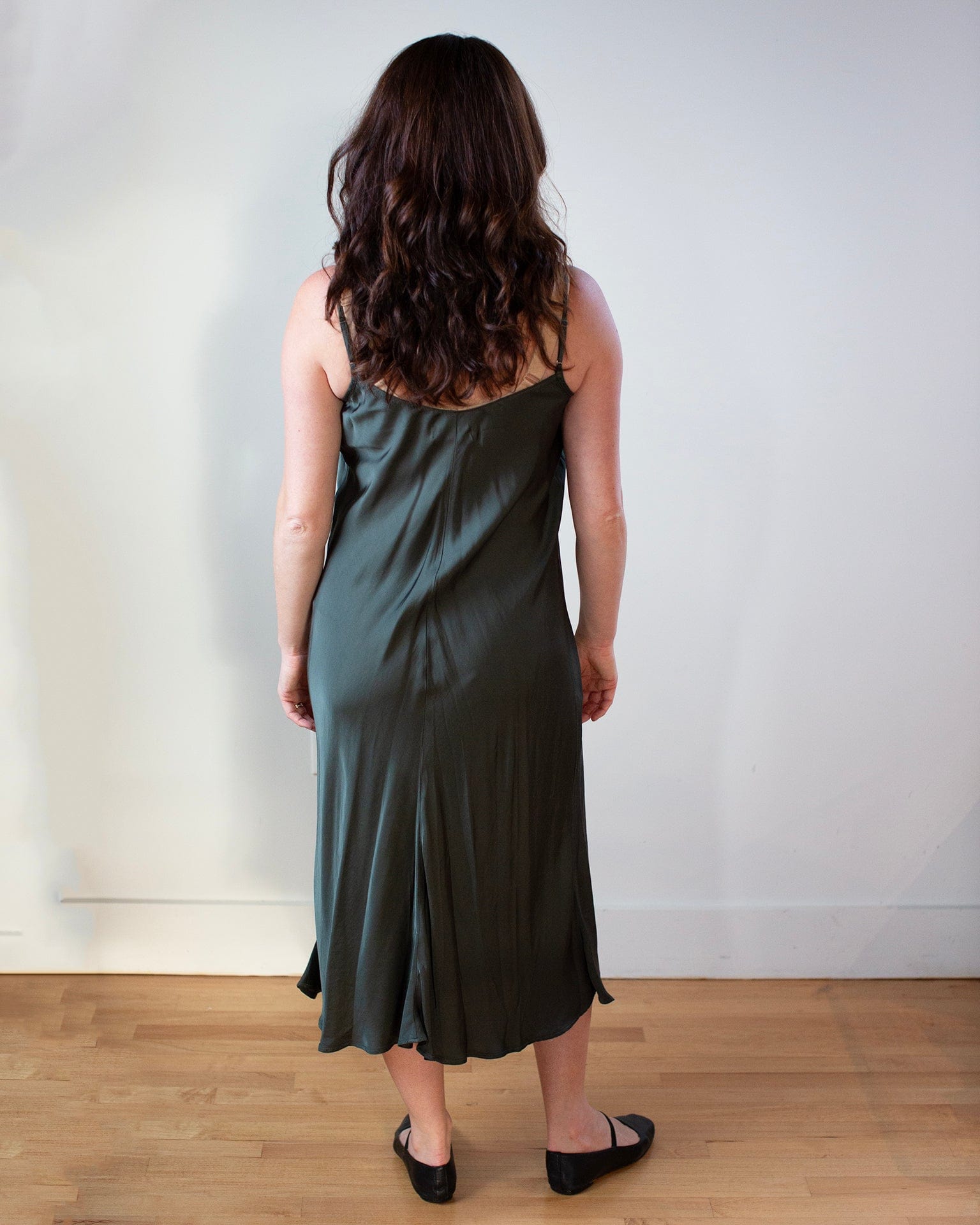 Poppy Slip Dress in Marsh