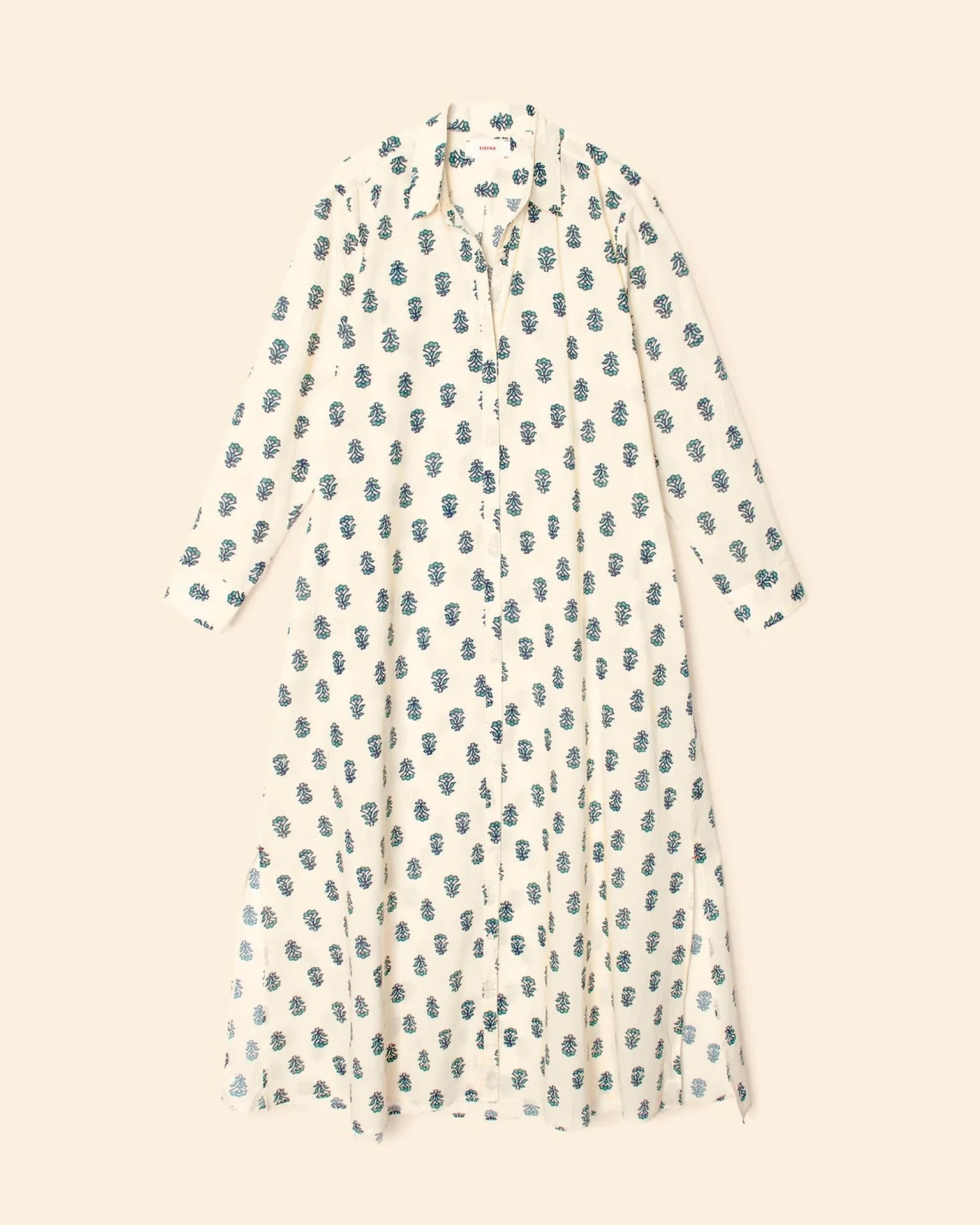 Boden Dress in Clover Stamp