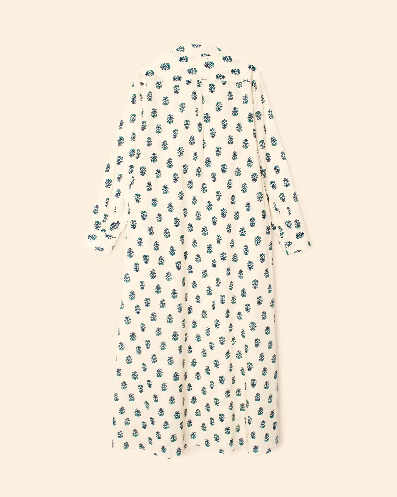 Boden Dress in Clover Stamp