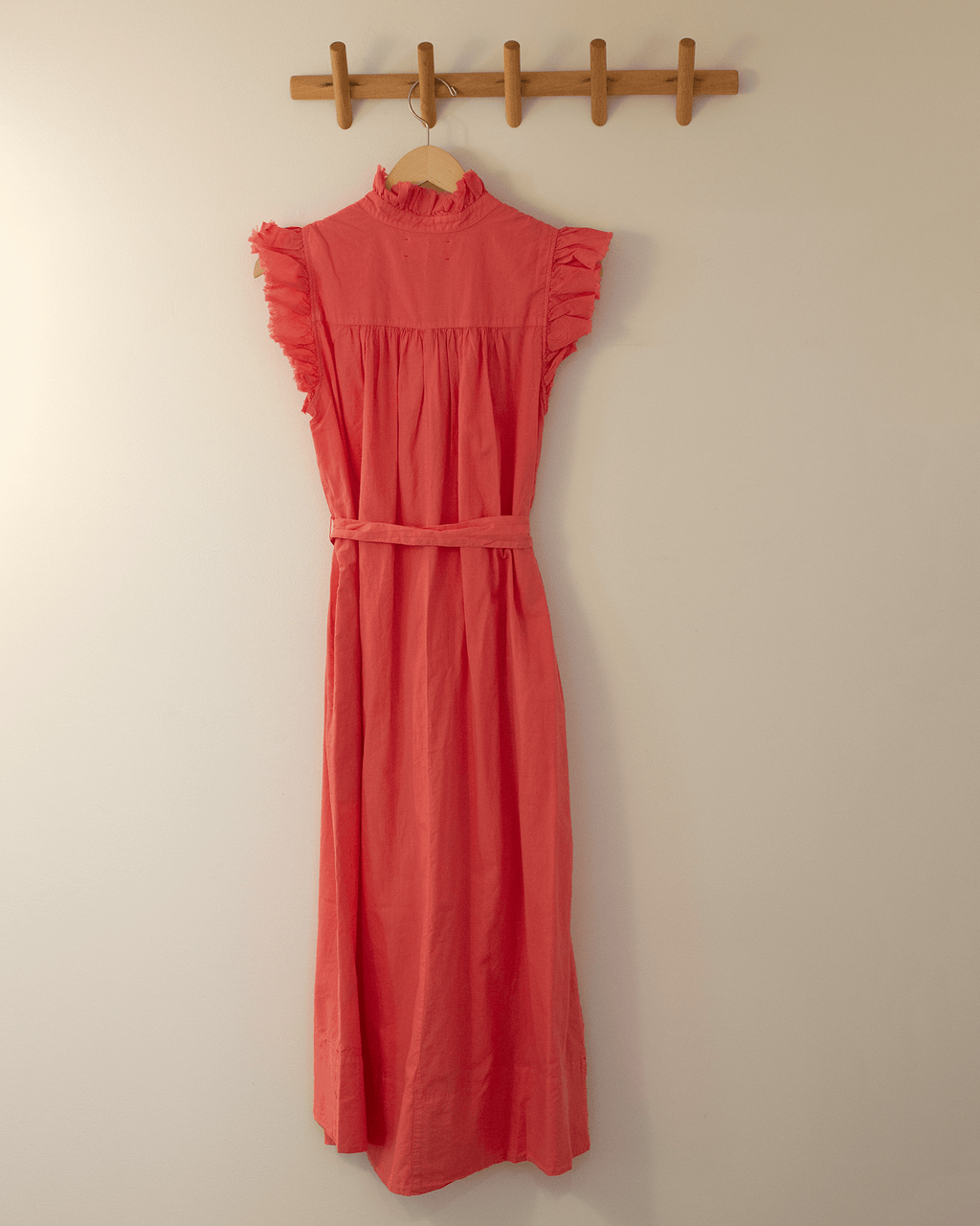 April Dress in Sun Kiss Coral