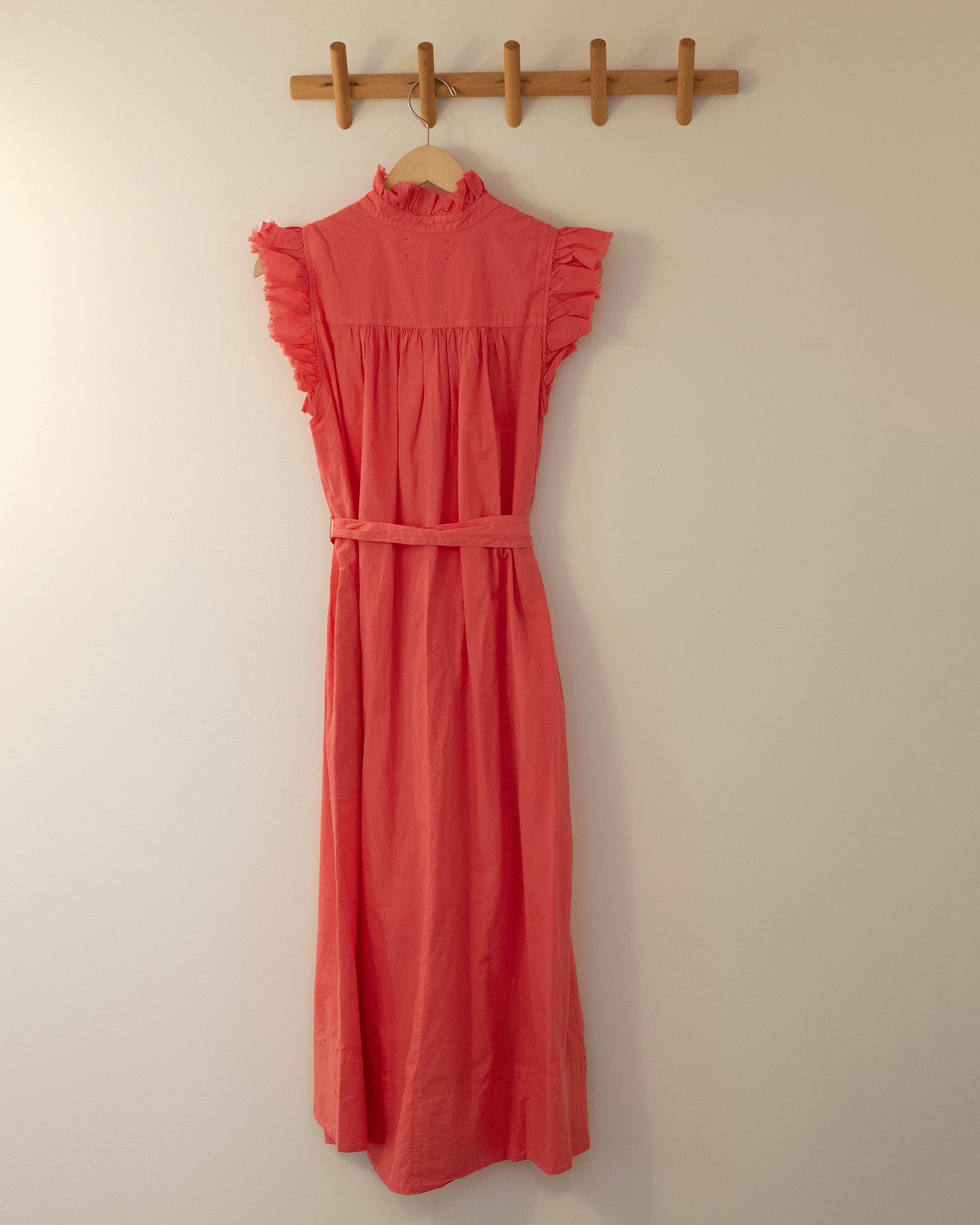 April Dress in Sun Kiss Coral