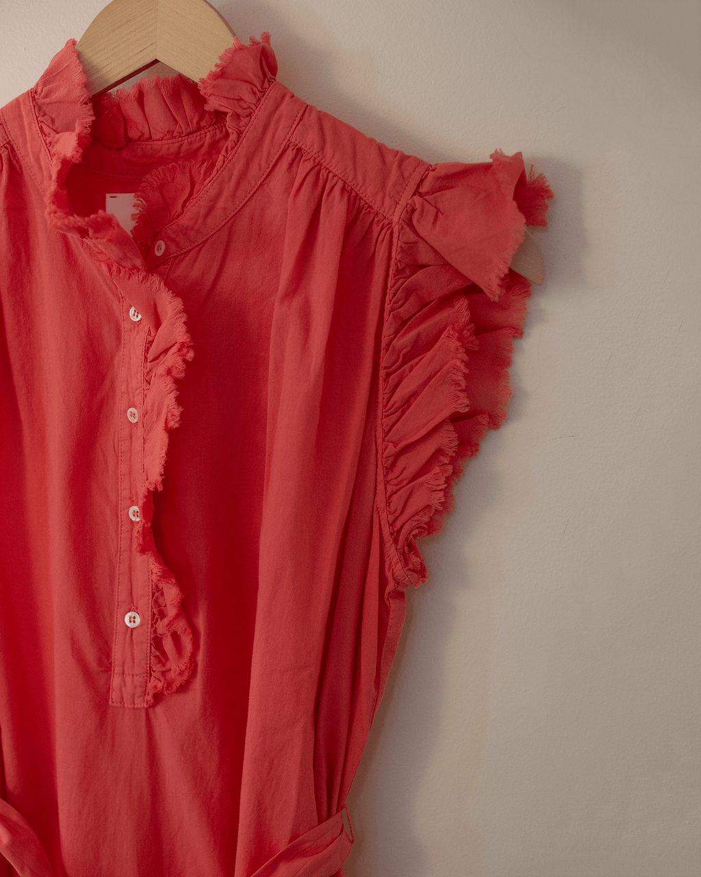 April Dress in Sun Kiss Coral