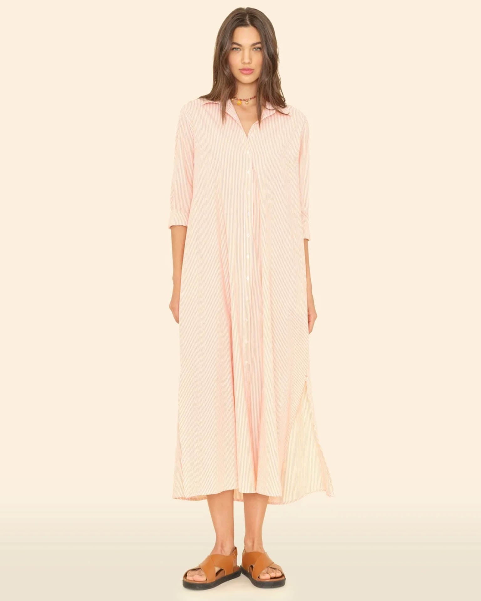 Boden Dress in Tangerine