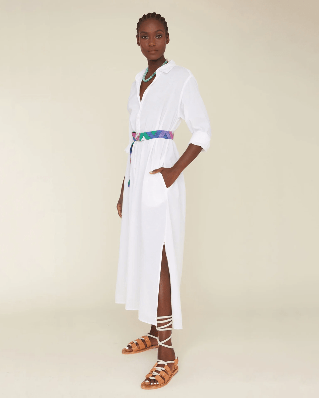 Boden Dress in White