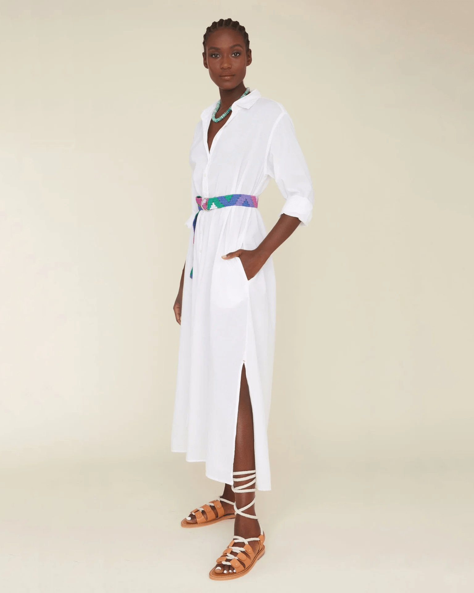 Boden Dress in White