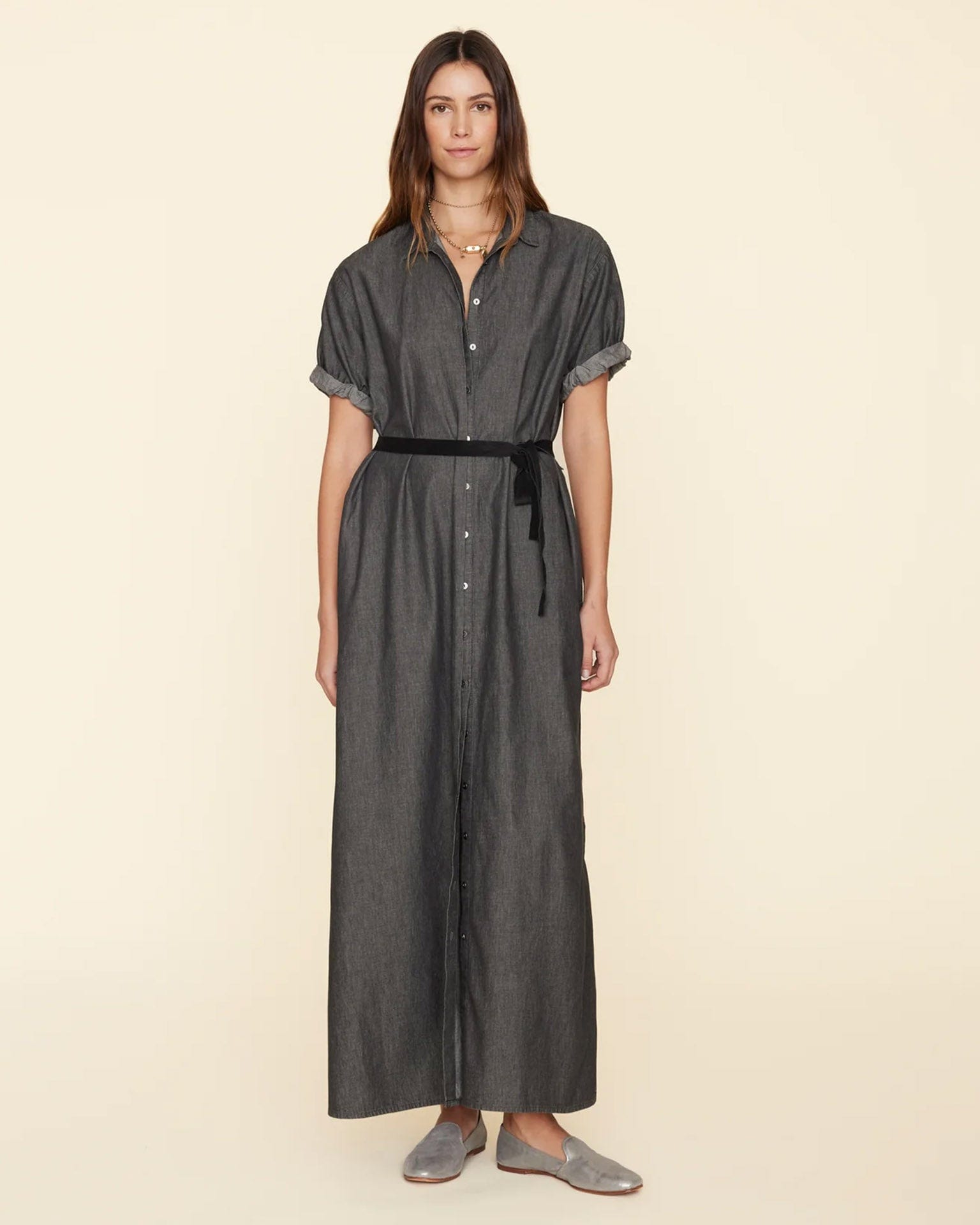 Linnet Dress in Graphite