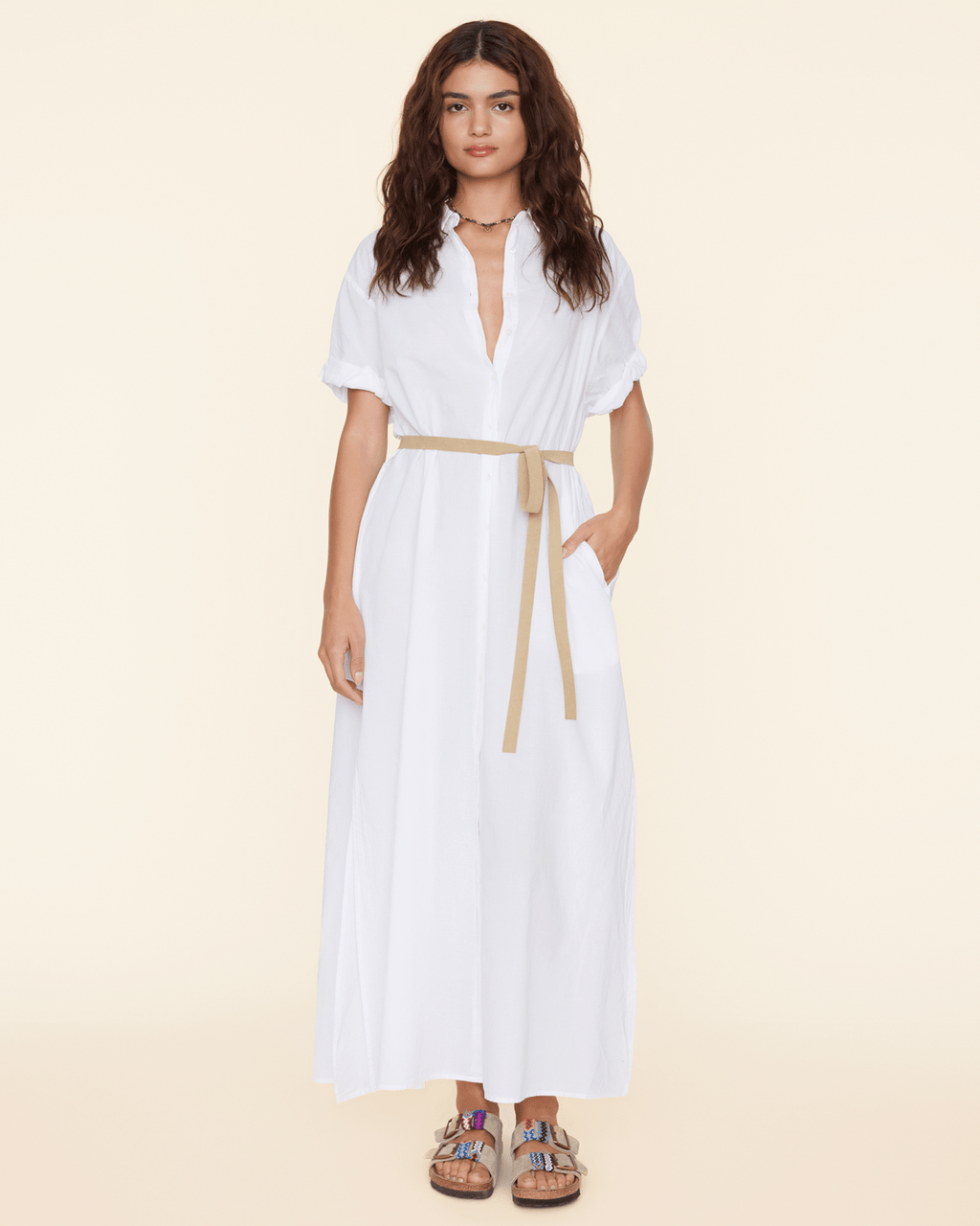 Linnet Dress in White