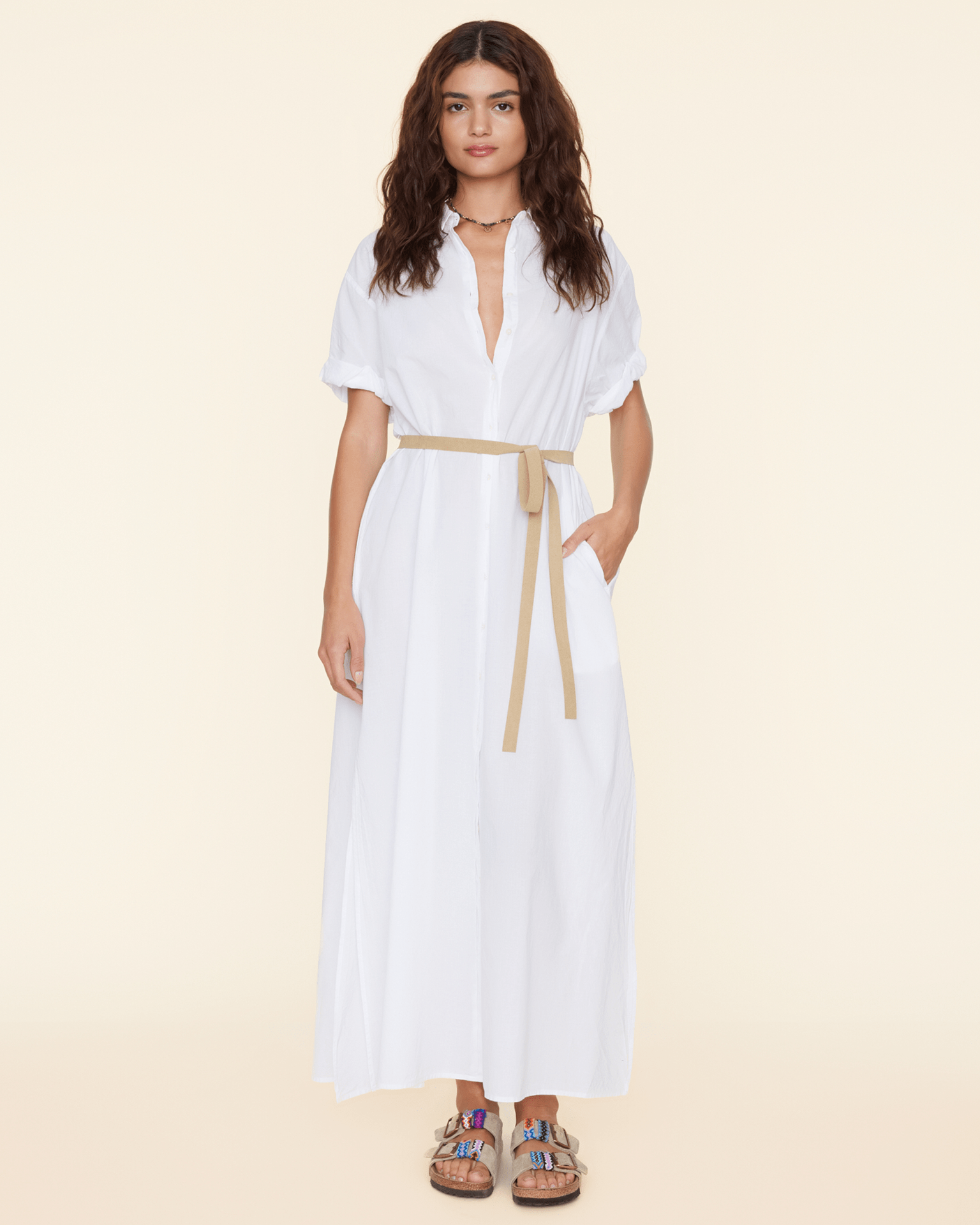 Linnet Dress in White