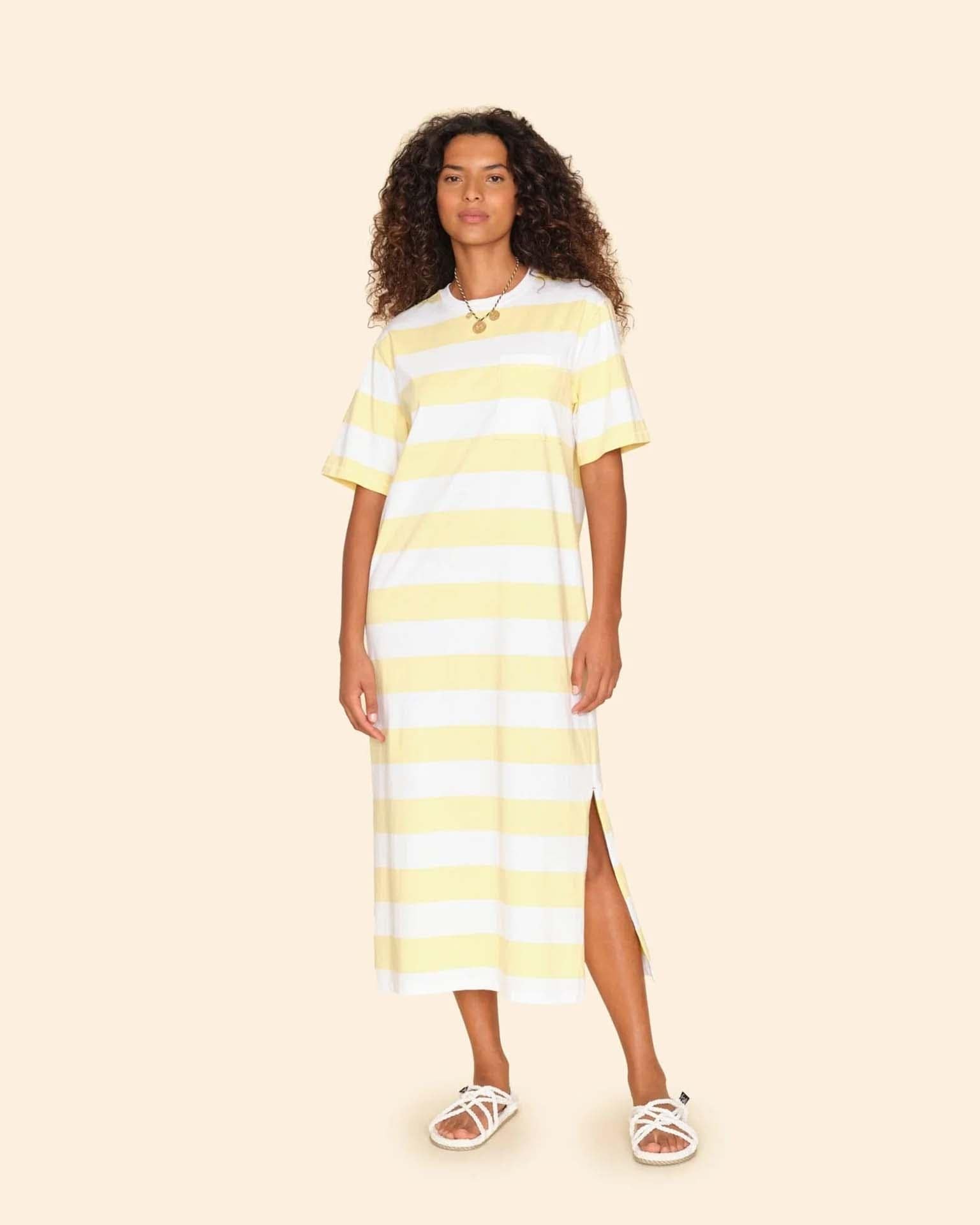 Whitney Dress in Sundial Yellow